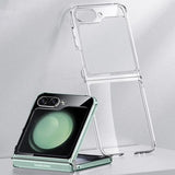 Samsung Galaxy Z Flip 5 Transparent Crystal Hard Shell Cover Case