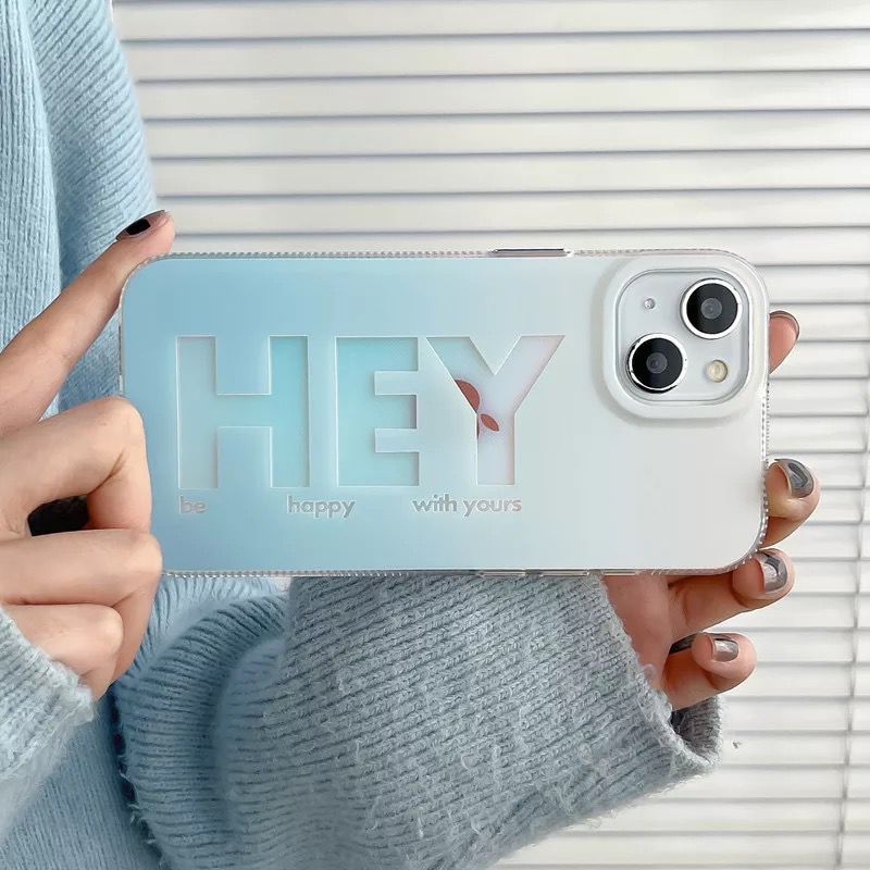 iPhone 15 Series Hey Design Hollographic Cover Case