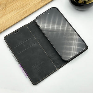 iPhone Premium PU Leather Flip Case Cover