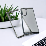 Samsung Galaxy Z Fold 5 Transparent Case Non Yellow Chrome Cover