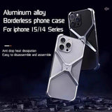 iPhone Ultra Thin Aluminium Alloy X Shaped Metal Case Cover