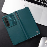 Samsung Galaxy Z Fold 5 Nillkin Qin Pro Leather Flip Case Cover With Pen Holder