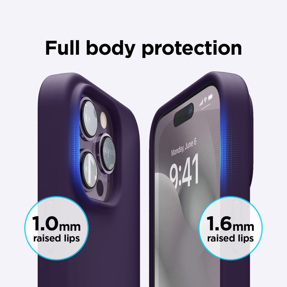 iPhone 15 Series Deep Purple Premium Silicone Cover