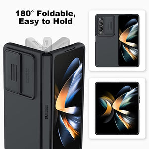 Nillkin Samsung Galaxy Z Fold 4 Camshiled Camera Protection Silicone Case Black