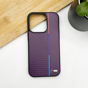 iPhone BMW M Sports Car Logo Dual Shade Case Cover Purple