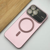 iPhone Liquid Matte Silicone Backplane Camera Lens Shield Magsafe Case Cover