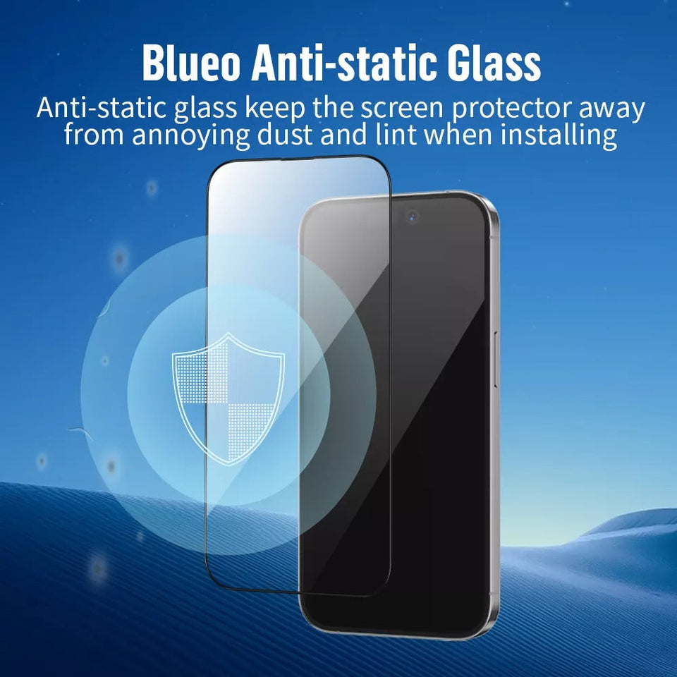 iPhone 15 Series Anti Static Dustproof HD Clear Tempered Glass