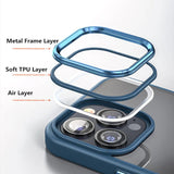 iPhone HD Clear Hybrid Case With Metal Lens Protection