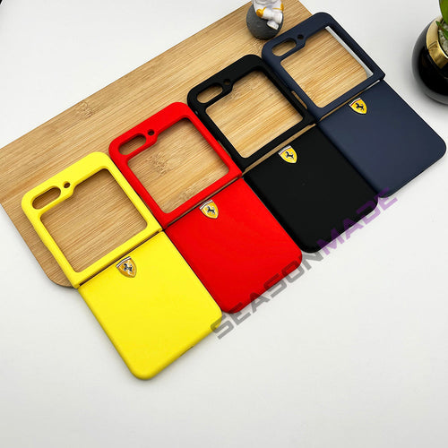 Samsung Galaxy Z Flip 5 Ferrari Sports Car Logo Case Cover