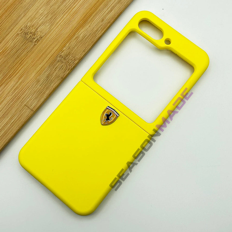 Samsung Galaxy Z Flip 5 Ferrari Sports Car Logo Case Cover