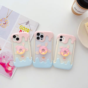 iPhone Donut Style Holder Transparent Designer Case