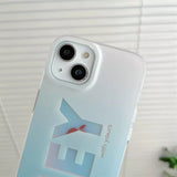 iPhone Hey Design Hollographic Cover Case