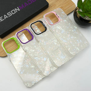 iPhone Glitter Dream Shell Pattern Shimmer Case Cover