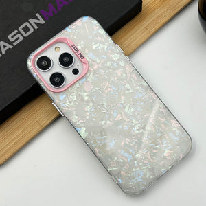 iPhone Glitter Dream Shell Pattern Shimmer Case Cover