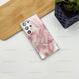 Samsung Galaxy S24 Ultra Glossy Marble Design Case Cover