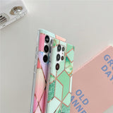 Samsung Galaxy S24 Ultra Glossy Marble Design Case Cover