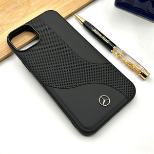 iPhone Luxury Sports Car Black Leather Case Cover