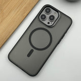 iPhone 15 Series Metal Camera Frame MagSafe Case Cover