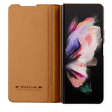 Nillkin Samsung Galaxy Z Fold 4 5G Qin Pro Leather Flip Cover ( Brown )