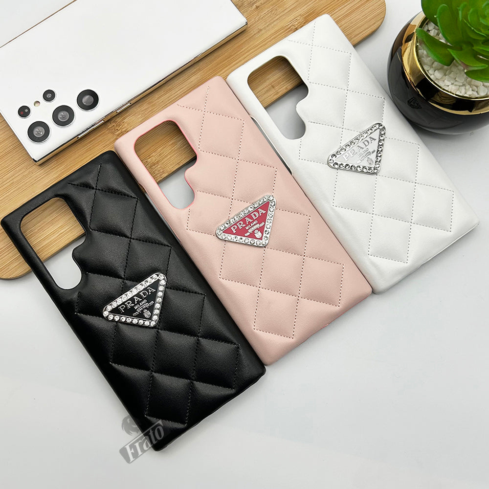 Samsung Galaxy S23 Ultra Puffer Edition PU Leather Case Cover