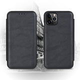 iPhone PU Leather Flip Case Cover