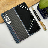 Samsung Galaxy Z Fold 4 Original Carbon Fibre Pattern Slim Case Cover