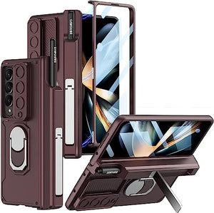 Samsung Galaxy Z Fold 4 With Pen Holder Camera Protective Cover