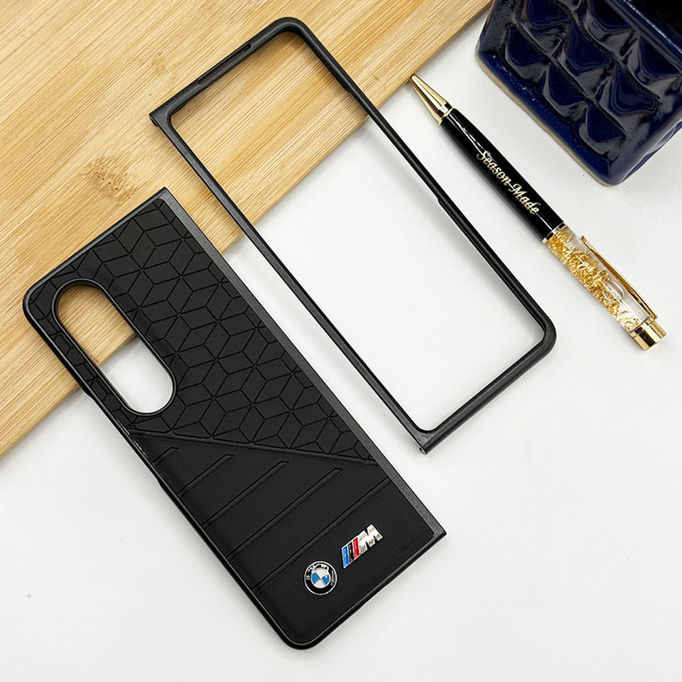 Samsung Galaxy Z Fold 4 BMW M Performance Logo Dual Shade Design Case Cover