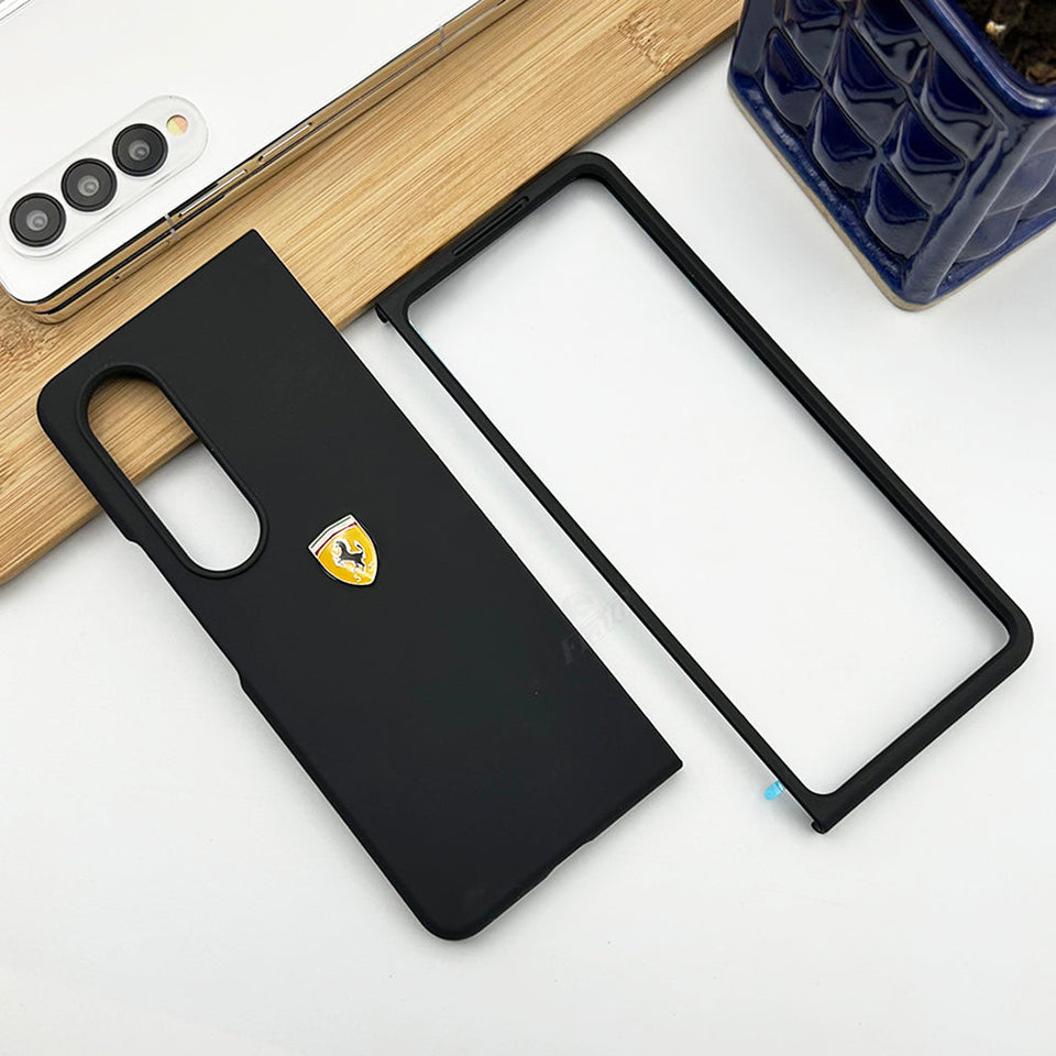 Samsung Galaxy Z Fold 4 Ferrari Sports Car Logo Case Cover