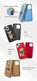 iPhone Luxury Santa Barbara Leather Bear Series Back Cover