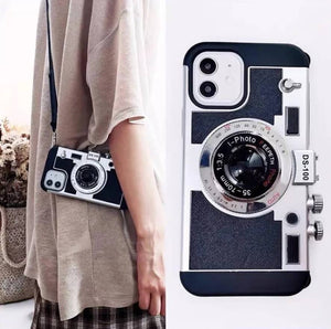 iPhone 3D Retro Vintage Camera Case Cover