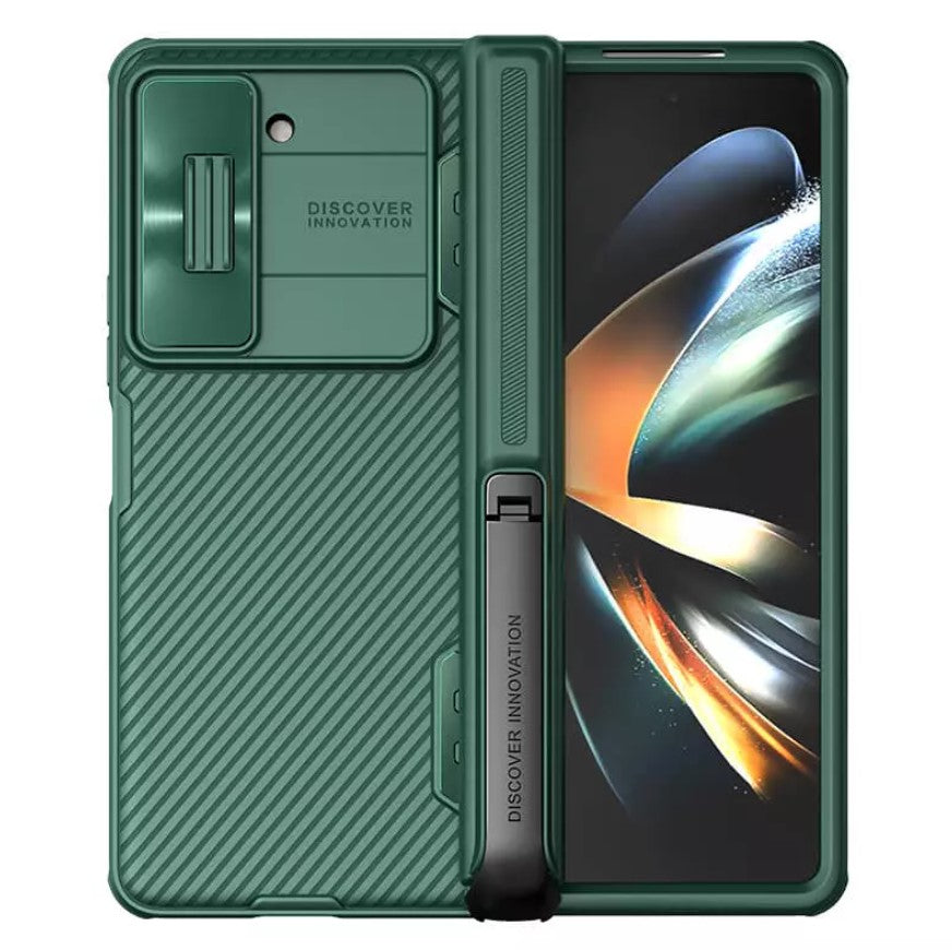 Samsung Galaxy Z Fold 5 Nillkin Camshield Camera Protective Case With Stand Green