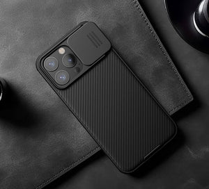 iPhone 15 Series Nillkin Camshield Pro Case Cover Black