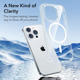 iPhone 15 Series Crystal Clear Transparent Lightweight Soft Silicone Magsafe Case Cover