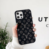 iPhone Luxury Brand 3D Pattern Silicone Case Cover