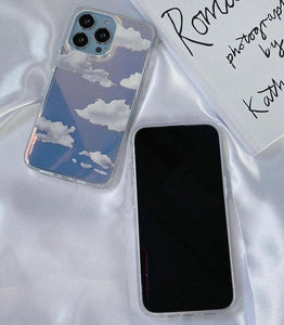 iPhone 15 Series Cloud Glaze Hollograhic Case Cover