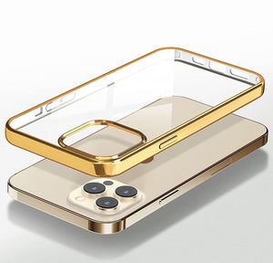 iPhone Crystal Clear Chrome Electroplated Bumper Case Cover