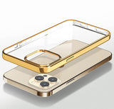 iPhone Crystal Clear Chrome Electroplated Bumper Case Cover