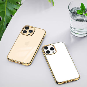 iPhone Crystal Clear Chrome Electroplated Bumper Case Cover