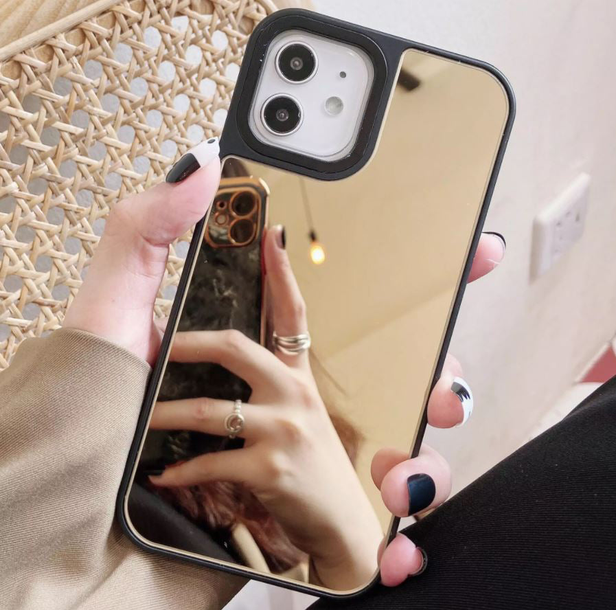 iPhone 15 Series Luxury Reflective Mirror Phone Case