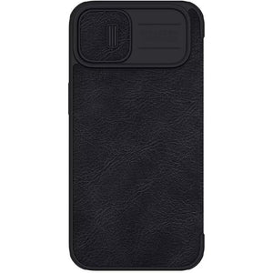 iPhone Nillkin Camera Protection QIN Leather Flip Case Black