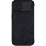 iPhone Nillkin Camera Protection QIN Leather Flip Case Black