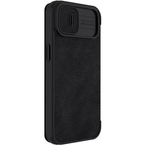 iPhone Nillkin Camera Protection QIN Leather Flip Case Black