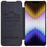 iPhone Nillkin Camera Protection QIN Leather Flip Case Black