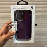 iPhone BMW M Sports Car Logo Dual Shade Case Cover Purple