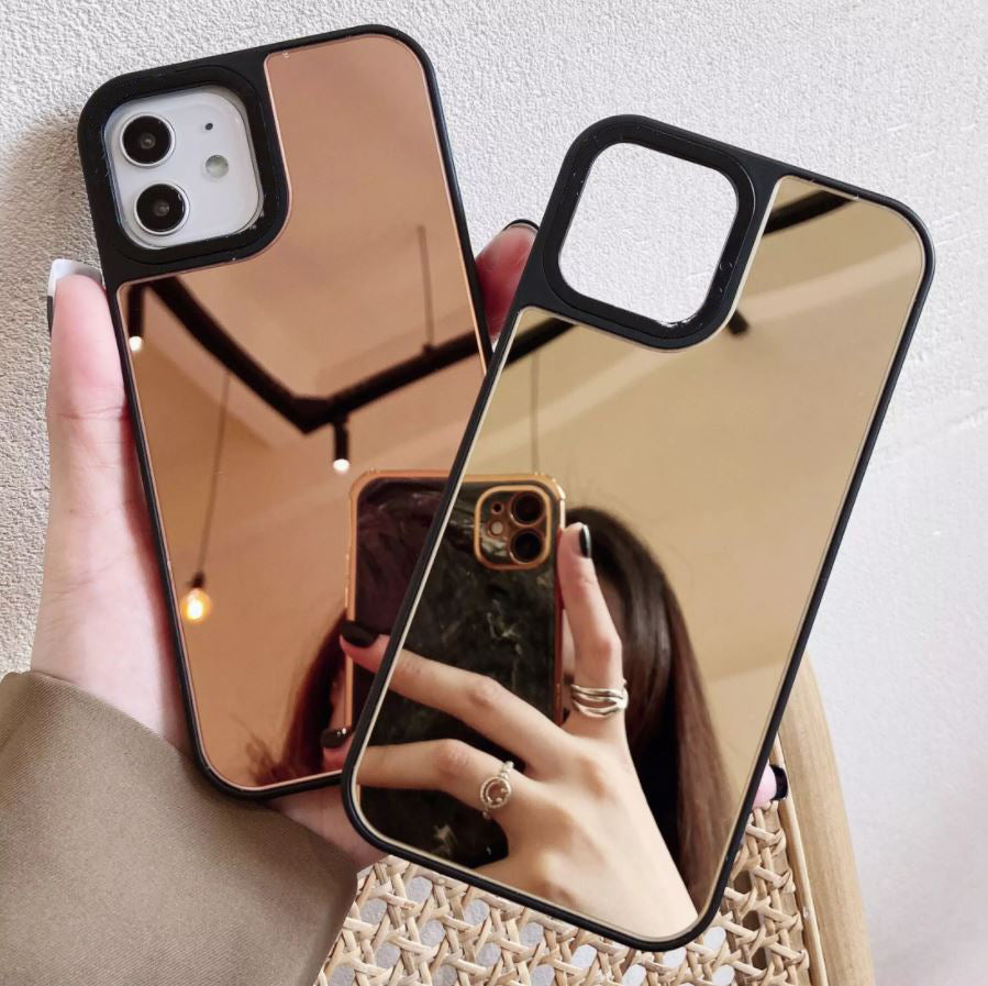 iPhone 15 Series Luxury Reflective Mirror Phone Case