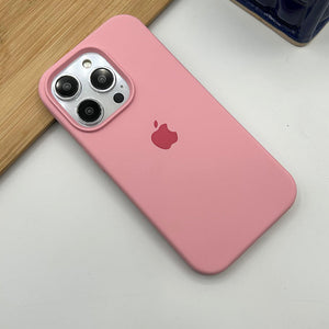 Apple iPhone Liquid Silicone Case Cover Rose Pink