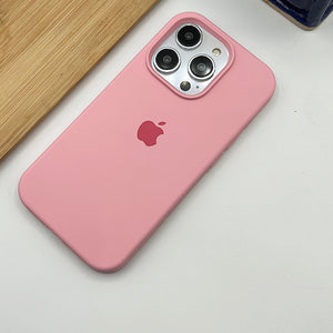 Apple iPhone Liquid Silicone Case Cover Rose Pink