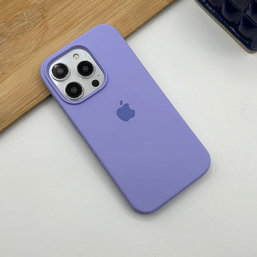 iPhone 15 Series Liquid Silicone Case Cover Viola Lavender