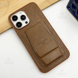 iPhone Series Leather Card Holder With Stand Case Cover